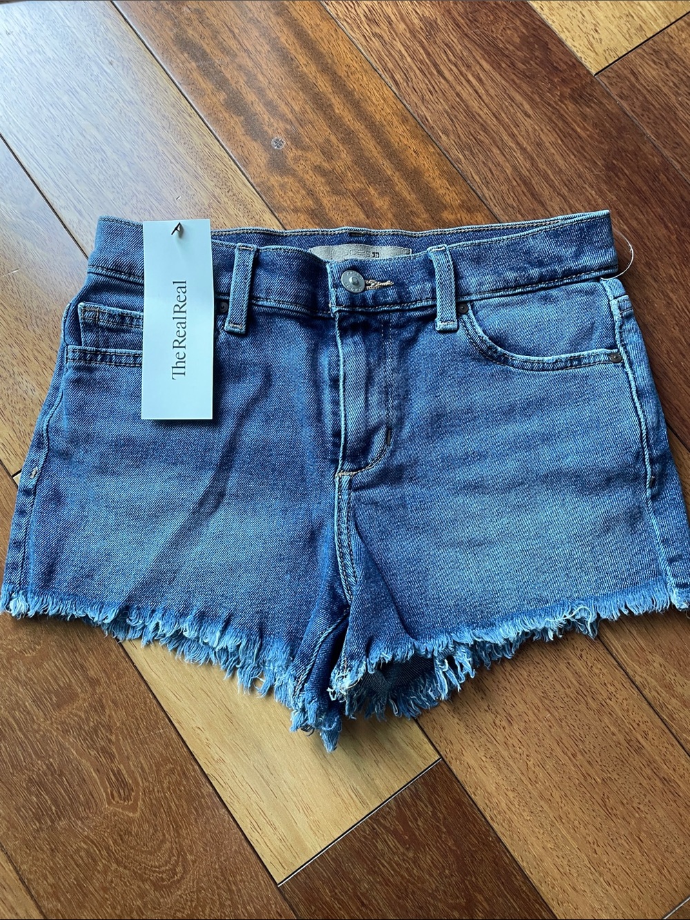 Joe's Jeans Blue Denim Frayed Hem Women's Shorts